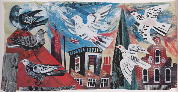 Mark Hearld Over the Rooftops 2009